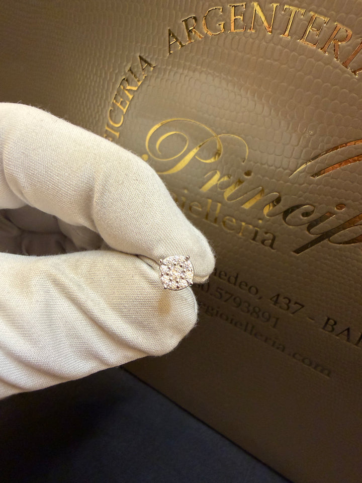 Orecchini argento luce