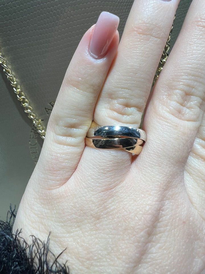Anello 3 colori oro