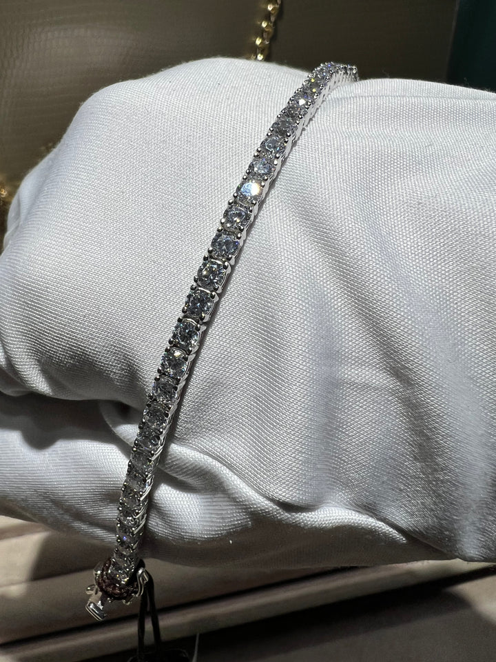 Bracciale tennis comete argento