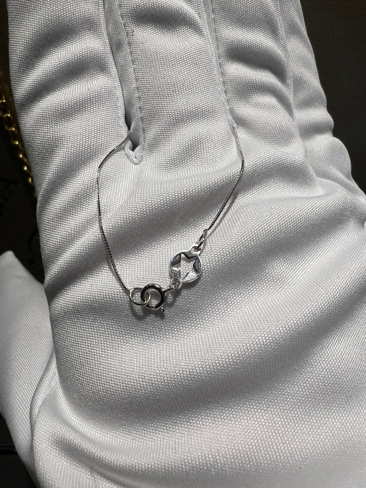 Collana cuore con diamanti Comete