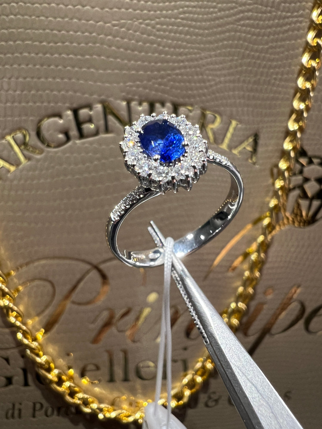 Anello kate Valentino zaffiro Visconti