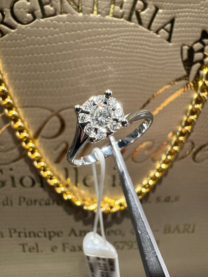 Anello solitario Valentino Visconti 0.30ct