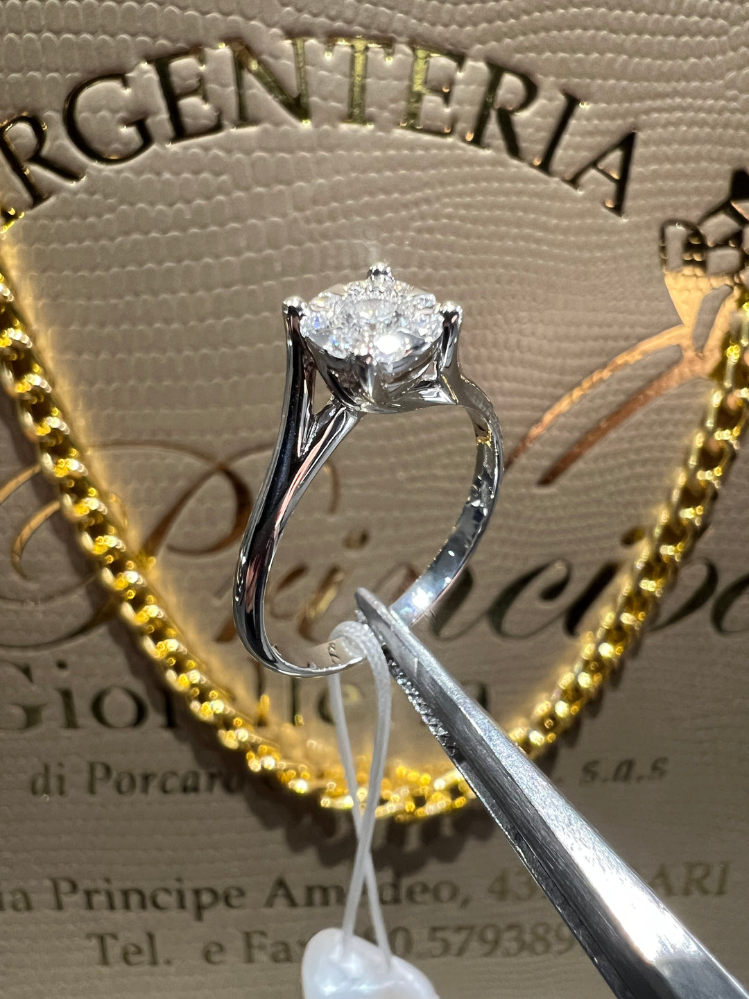 Anello solitario Valentino Visconti 0.30ct