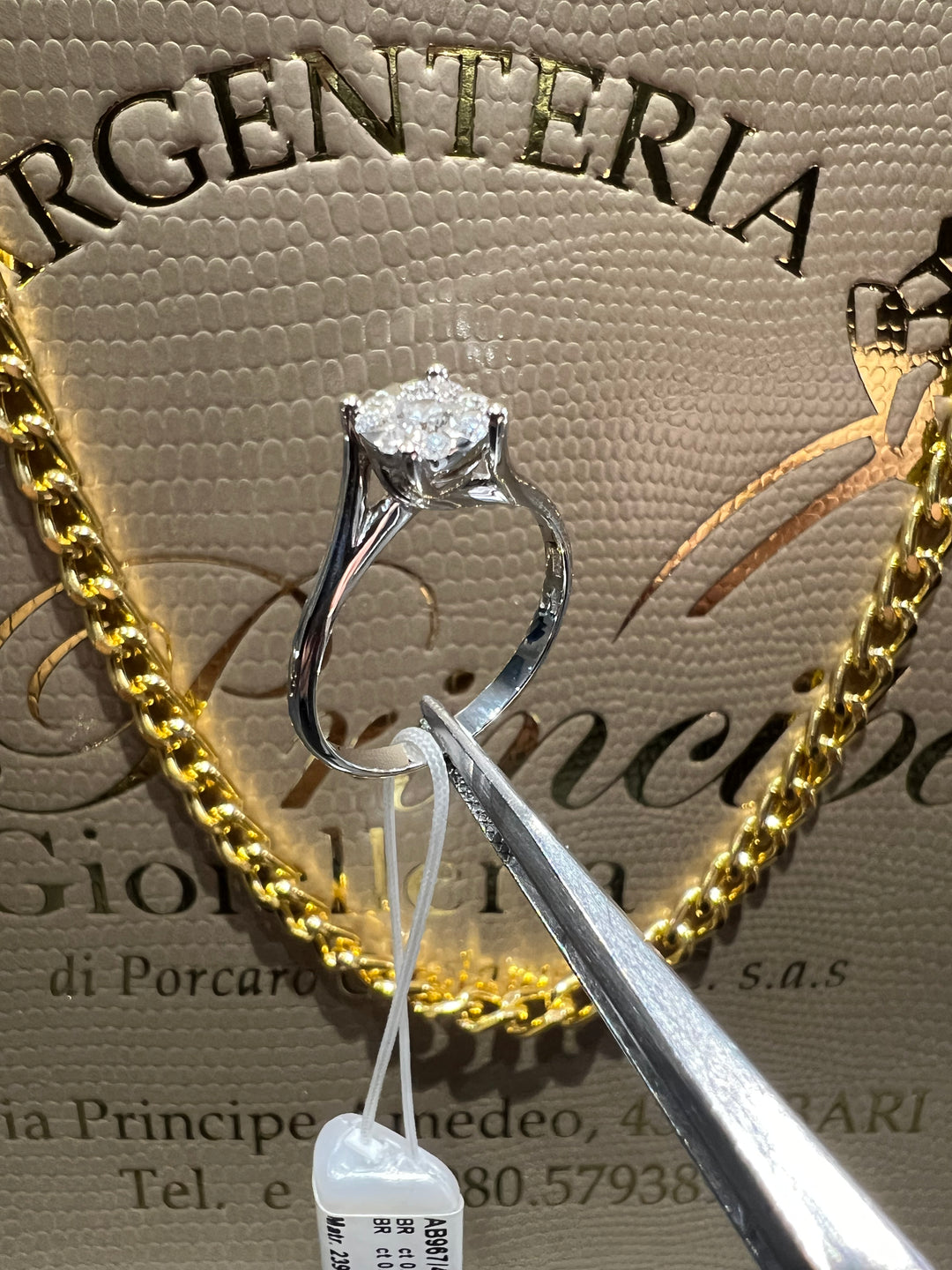 Anello solitario Valentino Visconti 0.30ct