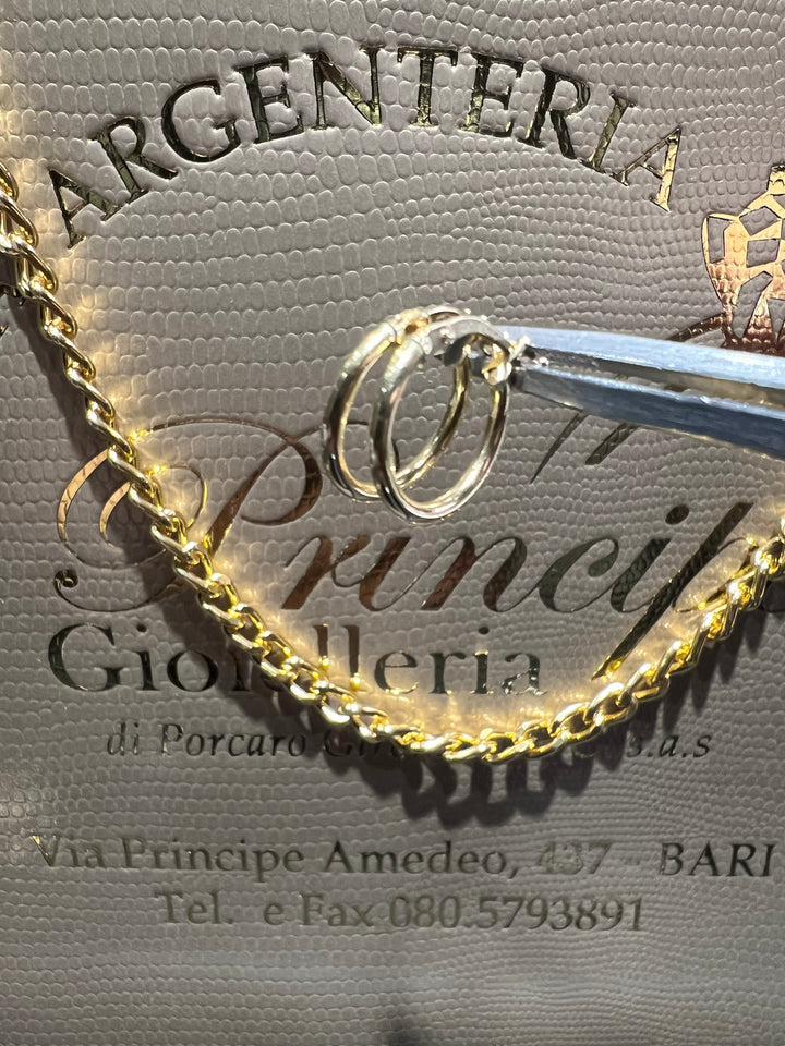 Orecchini cerchietti oro