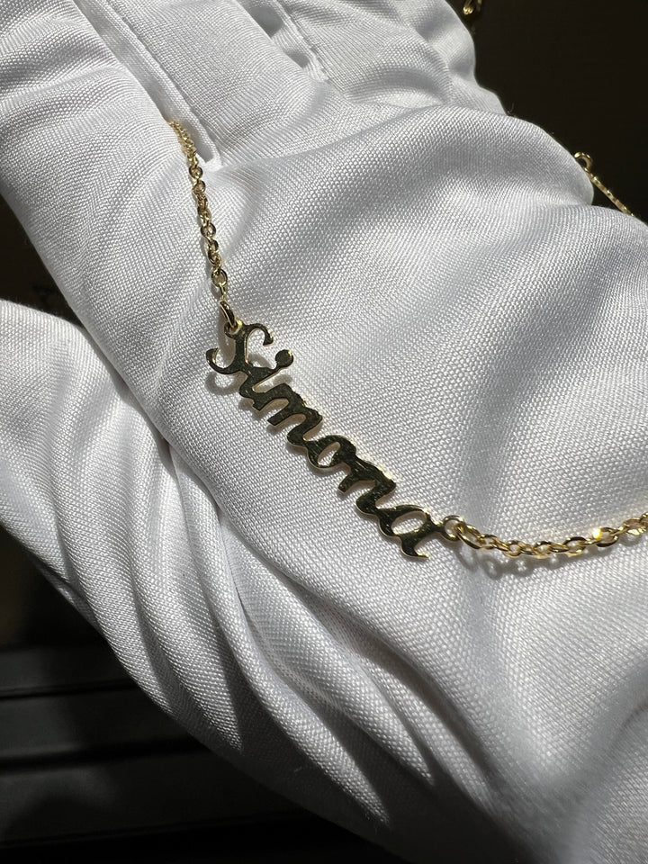 Collana personalizzata 3 nomi oro 18kt