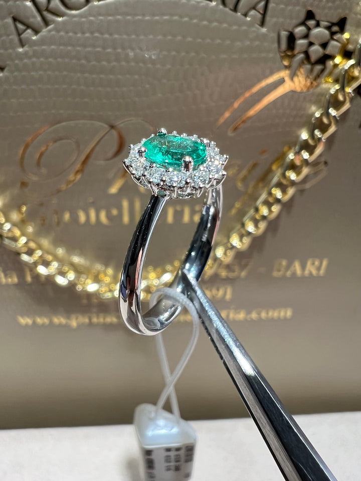 Anello kate smeraldo Visconti 0.36