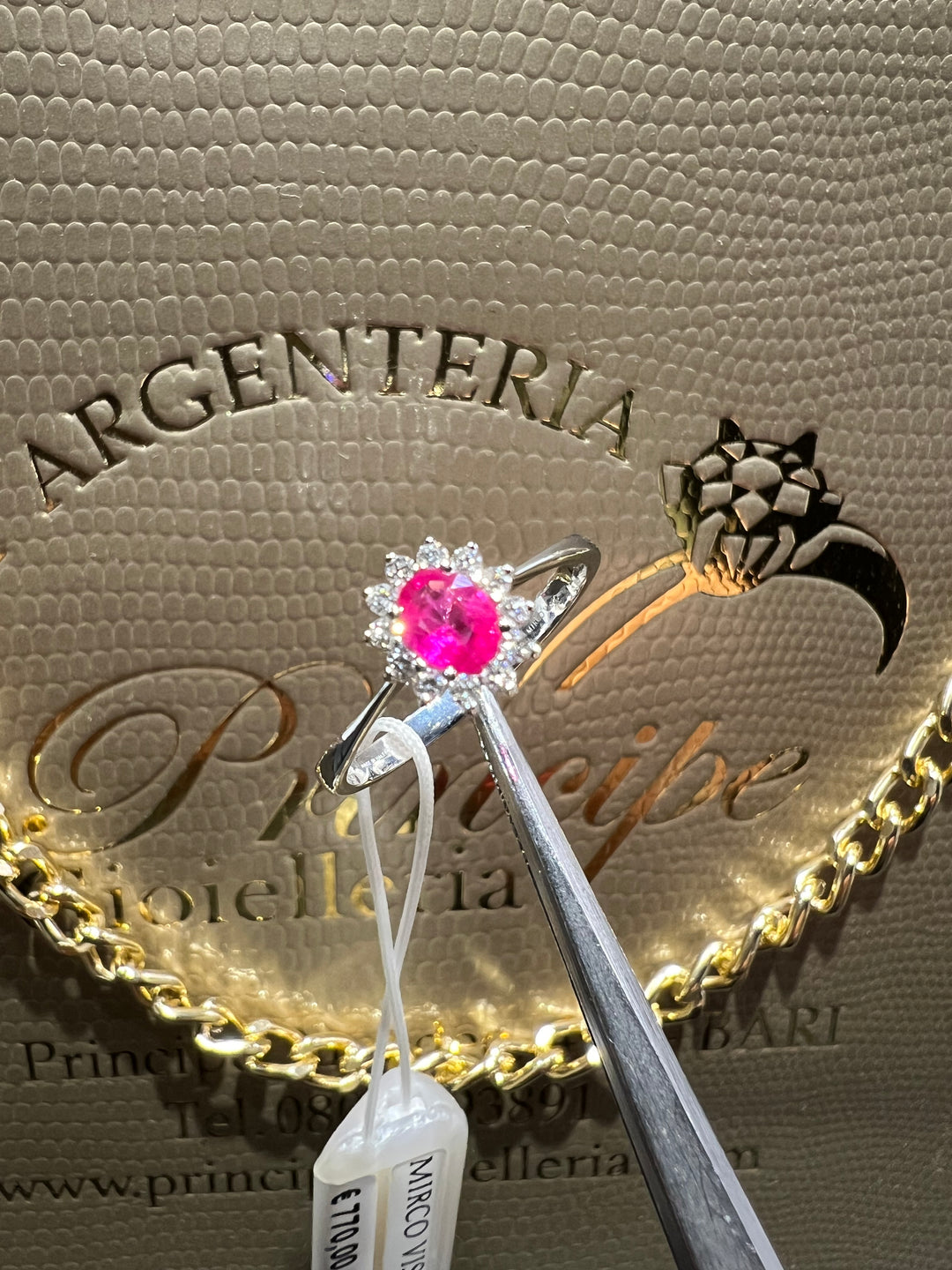 Anello kate rubino 0,48 Visconti