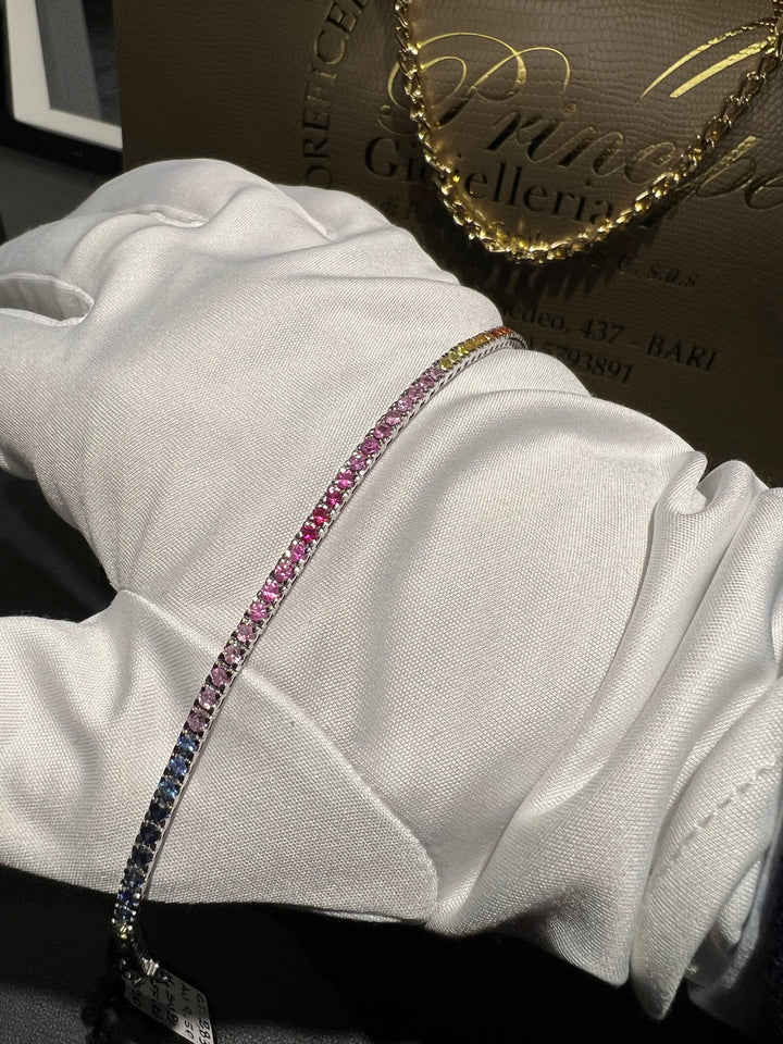 Tennis in oro bianco 18kt