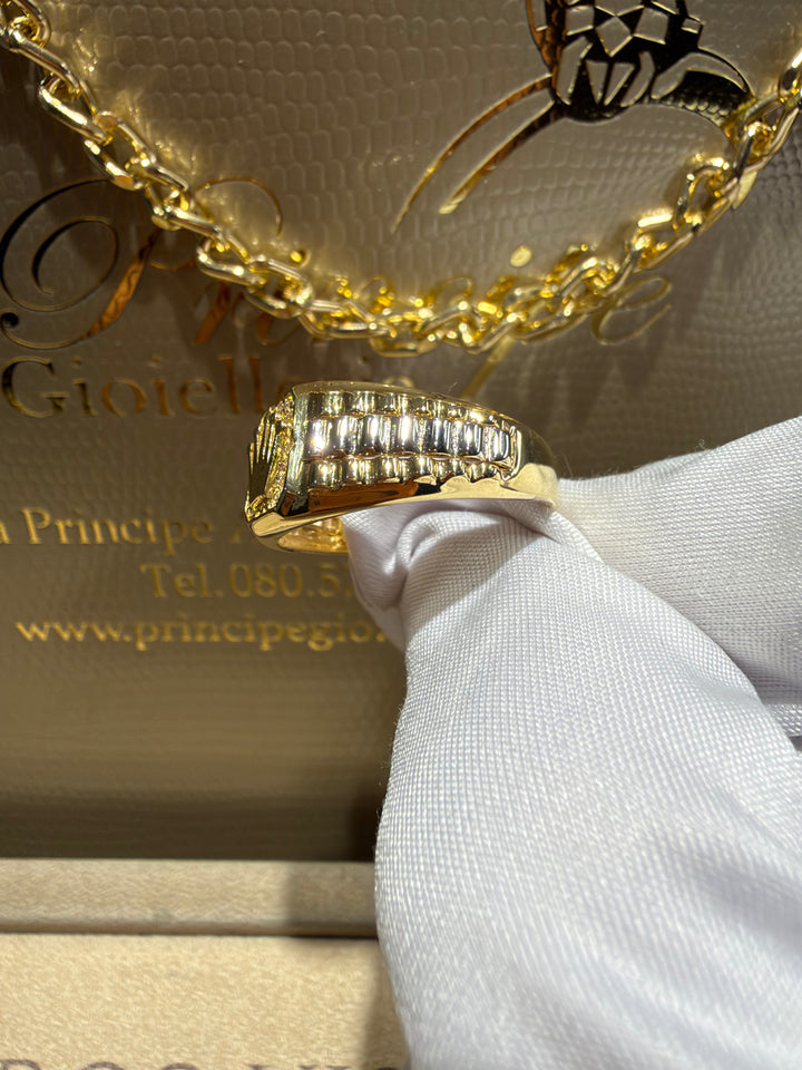 Anello corona diamanti