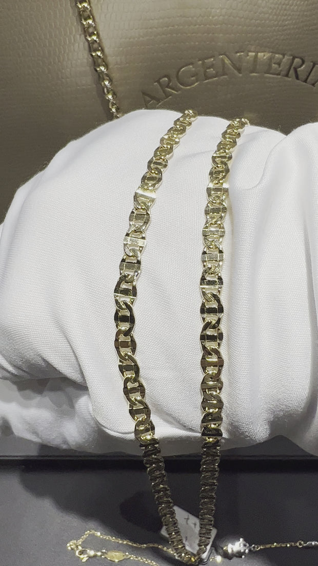 Avalaya Collana Lunga Con Frange – Perline Oro E Bronzo, Look Moderno